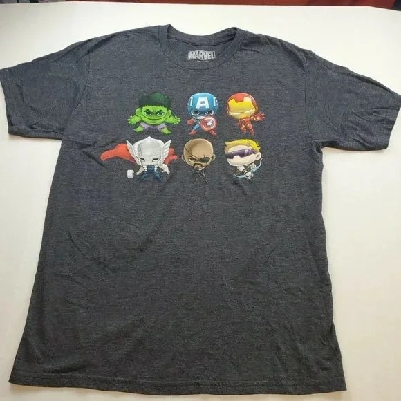 Marvel Shirts Marvel Cute Baby Kawaii Chibi Hulk Thor Avengers